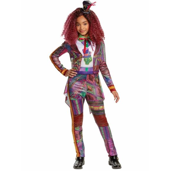 New Disney Girls Descendants 3 Purple Celia Halloween Costume S 4-6 - Picture 1 of 1